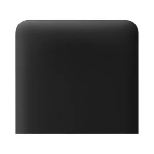 Ajax SideButton (1-gang) black vertical Кнопка