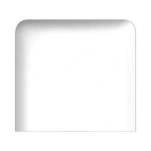 Ajax SideButton (1-gang) white vertical Кнопка