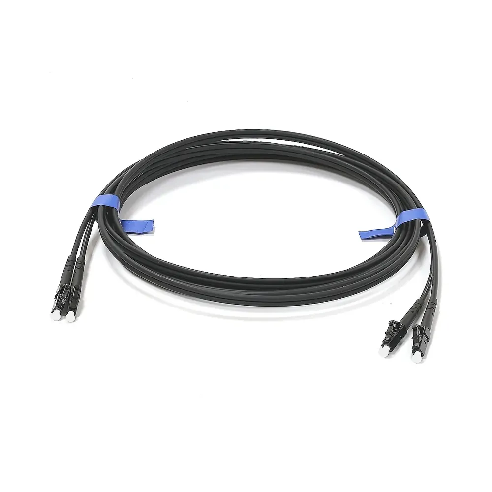 Патчкорд LC/UPC-LC/UPC SM 1м Duplex чорний Патчкорд LC/UPC-LC/UPC SM 1м Duplex чорний