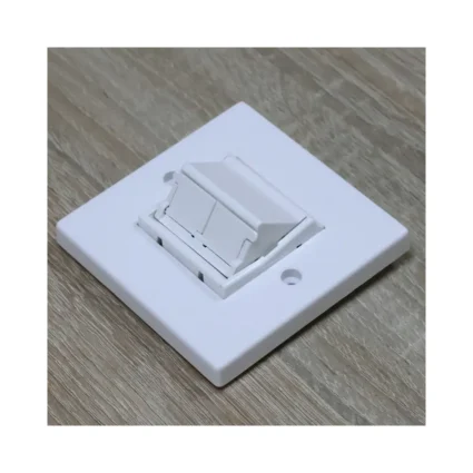 Рамка Everon 86x86 для установки модуля 45х45, RAL 9010 біла, Corning