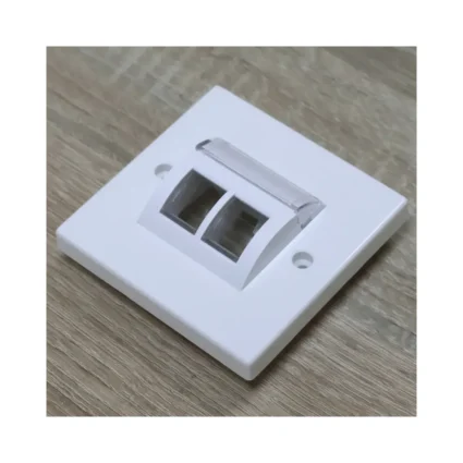 Рамка Everon 86x86 для установки модуля 45х45, RAL 9010 біла, Corning