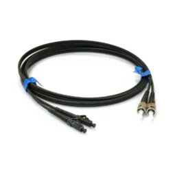 Патчкорд ST/UPC-LC/UPC MM (G50-OM3) 0.3м чорний Duplex