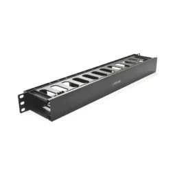 Організатор патчкордів з кришкою 19"