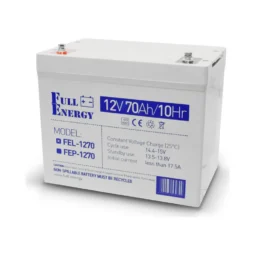 Акумулятор гелевий 12В 70А·год для ДБЖ Full Energy FEL-1270