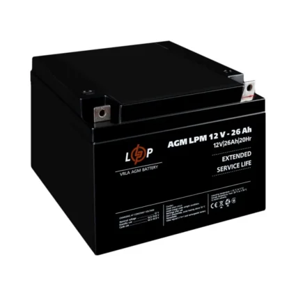 Акумулятор AGM LPM 12V - 26 Ah — 42191