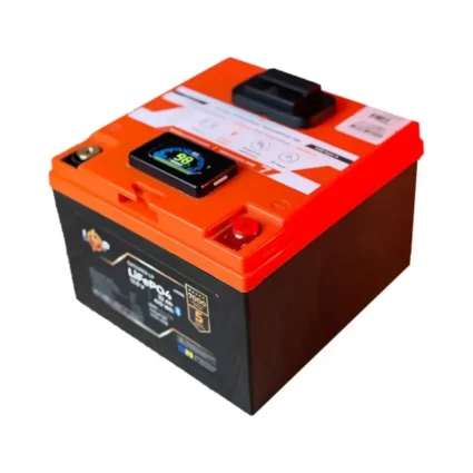 Акумулятор LP LiFePO4 12,8V - 32 Ah (410Wh) (BMS 40А/32A) пластик LCD USB Smart BT