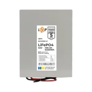 Акумулятор LP LiFePO4 64V - 100 Ah (6400Wh) (BMS 150A/100А) метал Smart BT heating