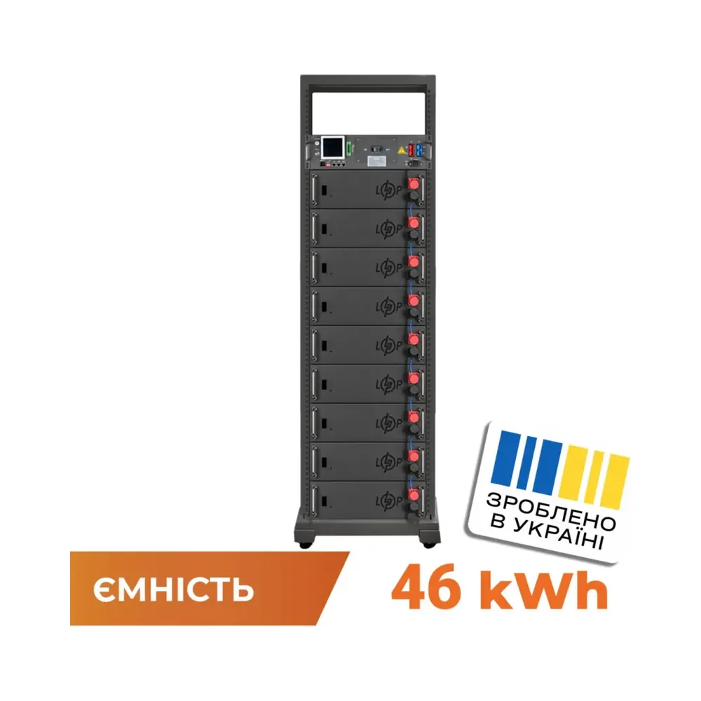 1ed0733a75916de017da53c01eeac Акумулятор LP LiFePO4 Battery HVM 460,8V 100Ah (46080 Wh)BMS 125А AB Lrack black