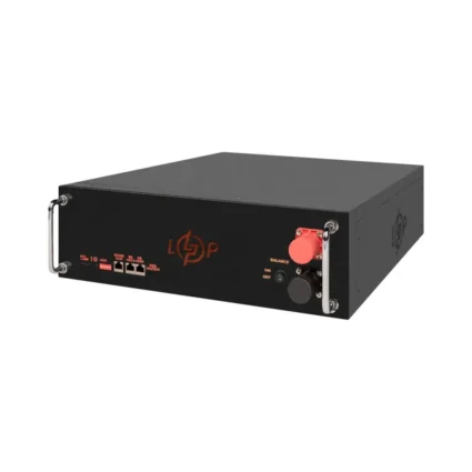 Акумулятор LP LiFePO4 51,2V - 100 Ah (5120Wh) (BMS SP 100A/50А) RM RS485/CAN LCD BL