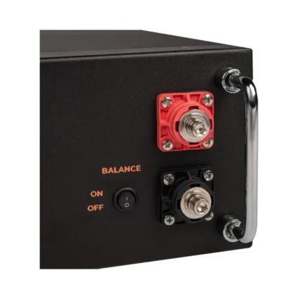 Акумулятор LP LiFePO4 51,2V - 100 Ah (5120Wh) (BMS SP 100A/50А) RM RS485/CAN LCD BL