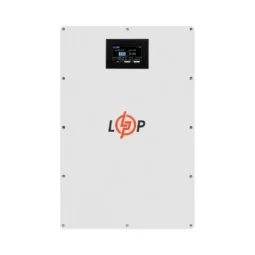 Акумулятор LP LiFePO4 51,2V - 100 Ah (5120Wh) (BMS 100A/50А) метал LCD Smart RS485/CAN JK настінний