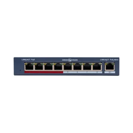 Комутатор мережевий POE GV-018-AI-8+1PG