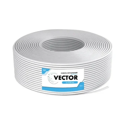 Кабель сигнальний Vector 2х0.22 CCA 100m