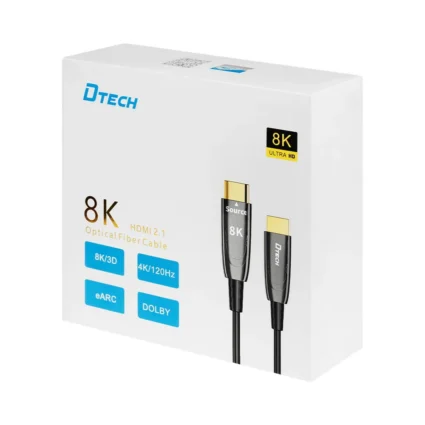 Кабель оптичний HDMI 2.1 30m Dtech DT-HOF8030