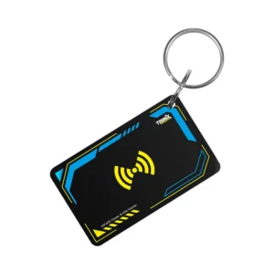Ключ-брелок EM-Marine+Mifare Trinix Proximity-key EM+MF epoxy прямокутний 30*50 мм жовто-блакитний