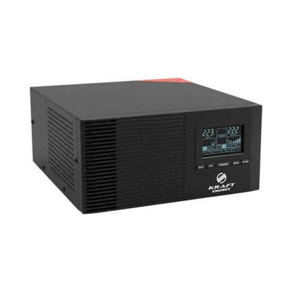 Інвертор Kraft KRF-AVR600VA/500W-12V з правильною синусоїдою під зовнішній акумулятор