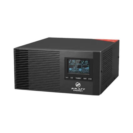 Інвертор Kraft KRF-AVR800VA/640W-12V з правильною синусоїдою під зовнішній акумулятор