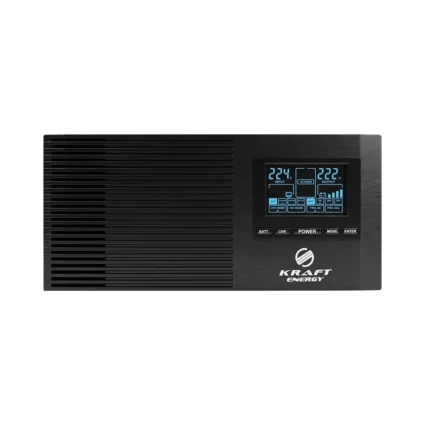 Інвертор Kraft KRF-AVR800VA/640W-12V з правильною синусоїдою під зовнішній акумулятор