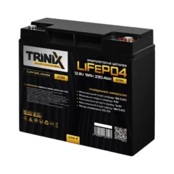 Акумуляторна батарея літій-залізо-фосфатна 12.8В 18А*год Trinix TLFP-1218 Ultra LiFePO4 (Black)