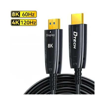 Кабель оптичний HDMI 2.1 100m Dtech DT-HOF8100