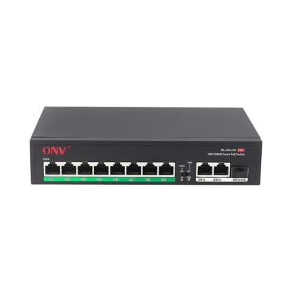 PoE-комутатор некерований 11-портовий ONV-H1108PFD з 8 портами PoE