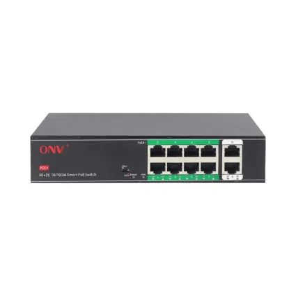 PoE-комутатор некерований 10-портовий ONV-H1108PSD з 8 портами PoE