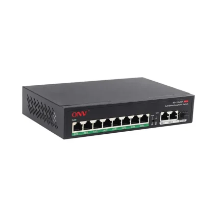 PoE-комутатор некерований гігабітний 11-портовий ONV-H3108PFD з 8 портами PoE