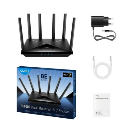 WiFi 7 Mesh-маршрутизатор 2.5G Cudy WR6500H дводіапазонний BE6500