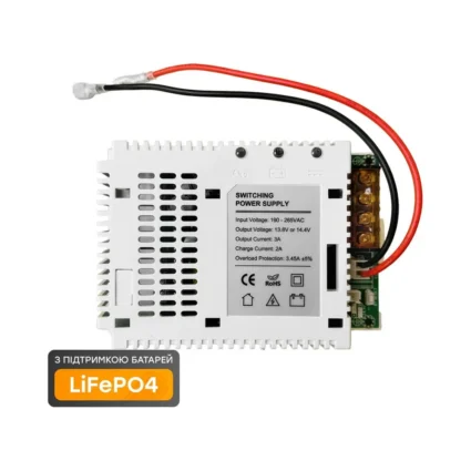 Плата ДБЖ Trinix PSU-1203LED(BOARD) LiFePO4 з кріпленням на DIN-рейку