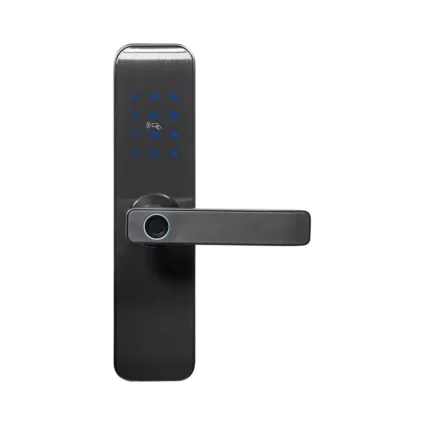 Замок біометричний автономний Trinix TRL-7703WF Black L/R з Bluetooth, зчитувачем відбитків пальців і карт Mifare