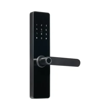 Замок біометричний автономний Trinix TRL-5101BTF Black L/R з Bluetooth, зчитувачем відбитків пальців і карт Mifare