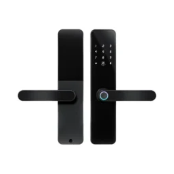 Замок біометричний автономний Trinix TRL-5110BTF Black L/R з Bluetooth, зчитувачем відбитків пальців і карт Mifare