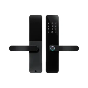Замок біометричний автономний Trinix TRL-5110BTF Black L/R з Bluetooth, зчитувачем відбитків пальців і карт Mifare