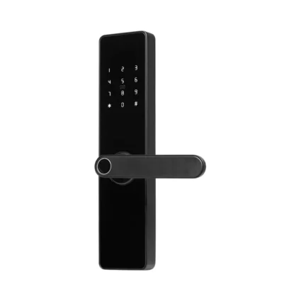 Замок біометричний автономний Trinix TRL-5101BTF Black L/R з Bluetooth, зчитувачем відбитків пальців і карт Mifare