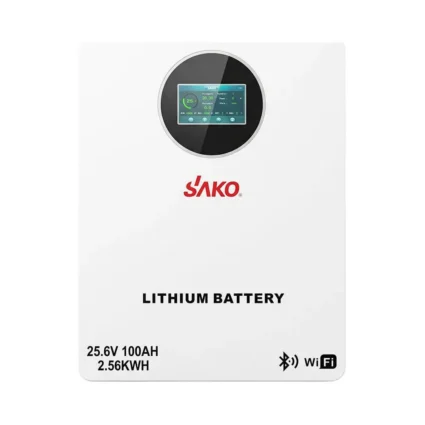 Акумуляторна батарея літій-залізо-фосфатна LiFePO4 100А*год 25.6В 2560Вт*год Sako Li-Sun series SK-25.6V100Ah настінний / підлоговий монтаж