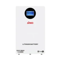 Акумуляторна батарея літій-залізо-фосфатна LiFePO4 200А*год 25.6В 5120Вт*год Sako Li-Sun series SK-25.6V200Ah настінний / підлоговий монтаж