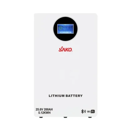 Акумуляторна батарея літій-залізо-фосфатна LiFePO4 200А*год 25.6В 5120Вт*год Sako Li-Sun series SK-25.6V200Ah настінний / підлоговий монтаж