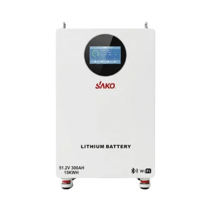 Акумуляторна батарея літій-залізо-фосфатна LiFePO4 300А*год 51.2В 15360Вт*год Sako Li-Sun series SK-51.2V300Ah настінний / підлоговий монтаж