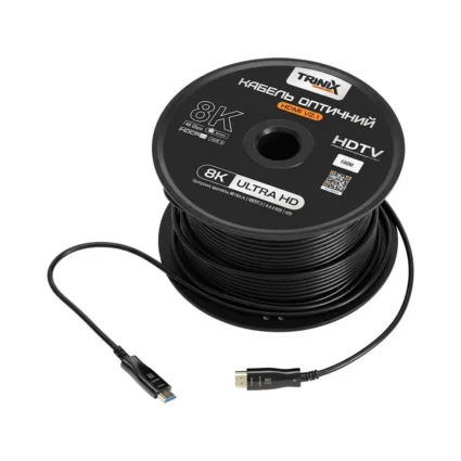 Кабель HDMI V2.1 оптичний Trinix 100м (AOC-HDMI8k-100m)