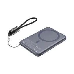 Повербанк 5000mAh Choetech B861 Grey 20W QC3.0 PD3.0 бездротова магнітна зарядка MagSafe