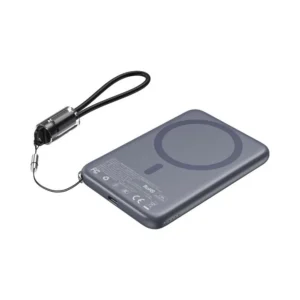 Повербанк 5000mAh Choetech B861 Grey 20W QC3.0 PD3.0 бездротова магнітна зарядка MagSafe