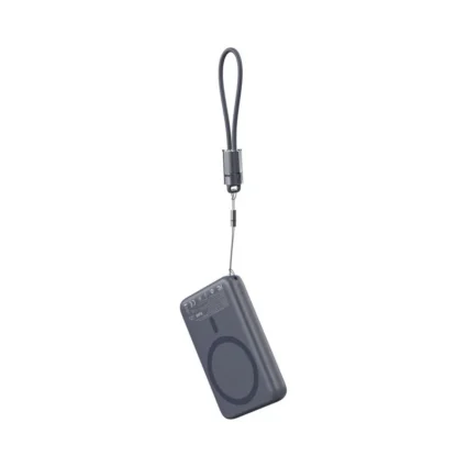 Повербанк 10000mAh Choetech B862 Grey 22.5W QC3.0 PD3.0 бездротова магнітна зарядка MagSafe