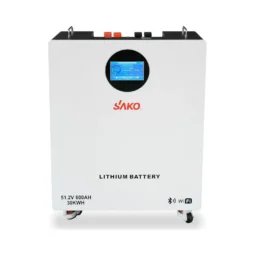 Акумуляторна батарея літій-залізо-фосфатна LiFePO4 600А*год 51.2В 30720Вт*год Sako Li-Sun series SK-51.2V600Ah настінний / підлоговий монтаж