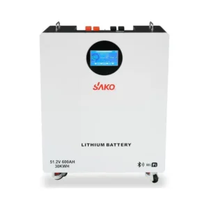 Акумуляторна батарея літій-залізо-фосфатна LiFePO4 600А*год 51.2В 30720Вт*год Sako Li-Sun series SK-51.2V600Ah настінний / підлоговий монтаж