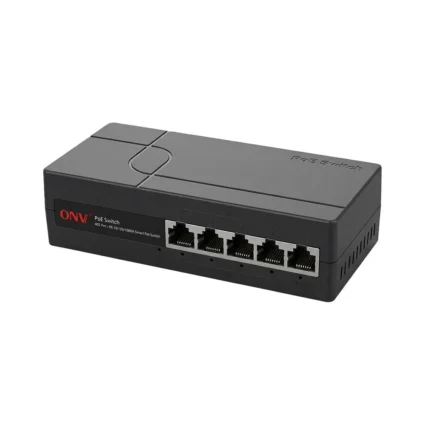 PoE-комутатор некерований 5-портовий ONV ONV-H3054PEBS 4 портами PoE