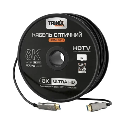 Кабель HDMI V2.1 оптичний 30м Trinix (AOC-HDMI8k-30m)