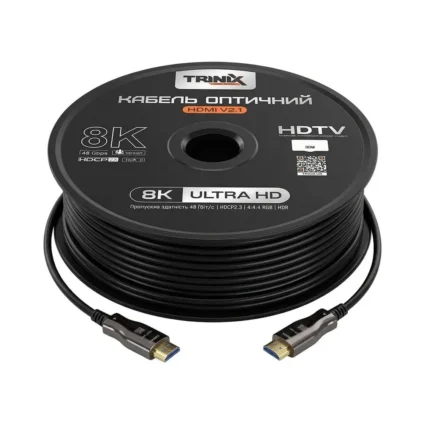 Кабель HDMI V2.1 оптичний 30м Trinix (AOC-HDMI8k-30m)