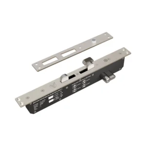Електроригельний замок Yli Electronic YB-241DMD (LED) врізний із подвійним ригелем для системи контролю доступу