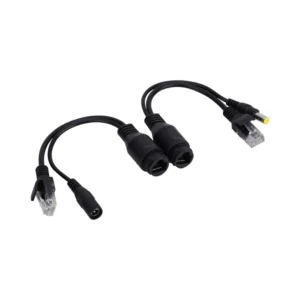 Passive PoE перехідник IP+DC - Extender over UTP, Waterproof (вологозахищений) Black