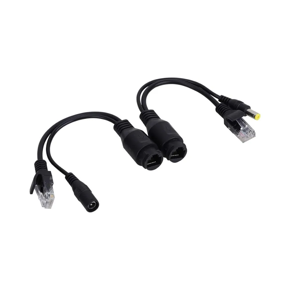 302840 Passive PoE перехідник IP+DC - Extender over UTP, Waterproof (вологозахищений) Black
